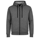 Charcoal (Classic) Large Men’s Fleece-Lined Full-Zip Hoodie (S-3XL)